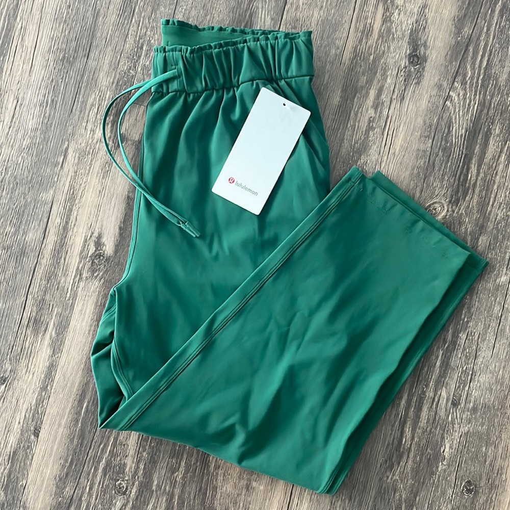 Lululemon Athletica Green Track Pants